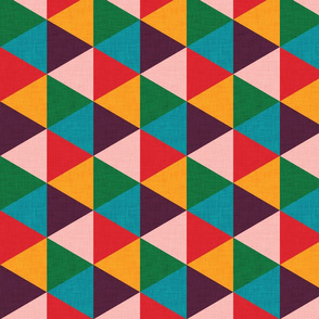 1960 Mod triangle pattern