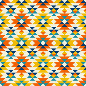 Aztec colorful diamonds kilim Wallpaper