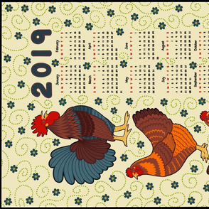 Happy Chicken Calendar 2019