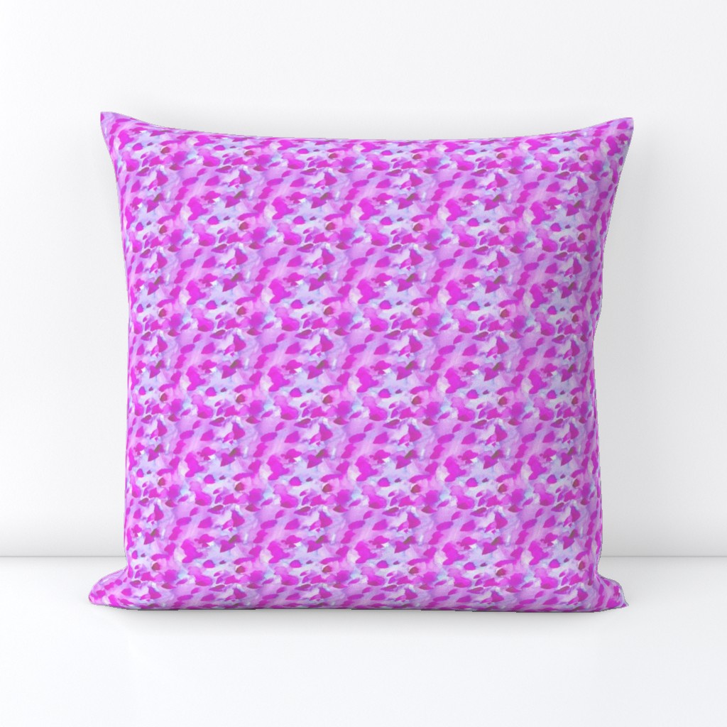 Mini Print watercolour abstract spots in pink and purple