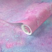 Watercolor abstract in pink, purple and blue large