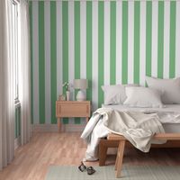 Jade Green vertical stripes large