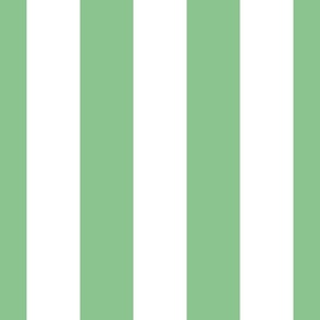 Jade Green vertical stripes large