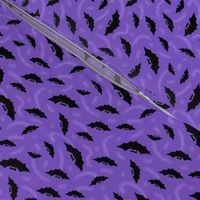 Halloween Bats Purple