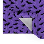 Halloween Bats Purple