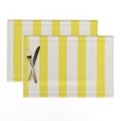 Textured Stripes of Yellow on Linen