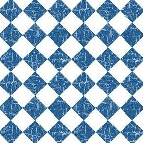 farmhouse checkerboard blue and white, checks, checkers, rustic distressed