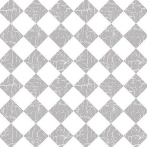 farmhouse checkerboard dove gray and white, distressed, rustic diamonds, checks