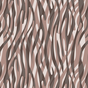 Abstract Zebra Stripes Chocolate