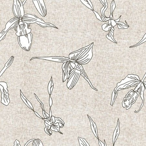 ORCHID LINEN RUSTIC