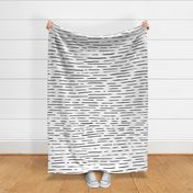 Birch Bark | White | X-Large | Horizontal Stripes