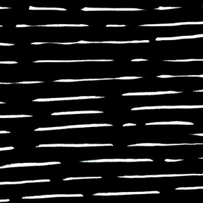 Birch Bark | Black | X-Large | Horizontal Stripes
