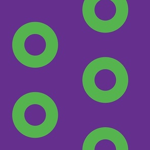 Phish Fishman Donut Horizontal Stripes Coordinate RETRO Colors