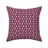 Phish Fishman Optical Donut Red Circle Pattern