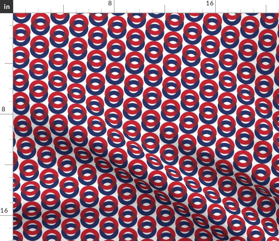 Phish Fishman Optical Donut Red Circle Pattern