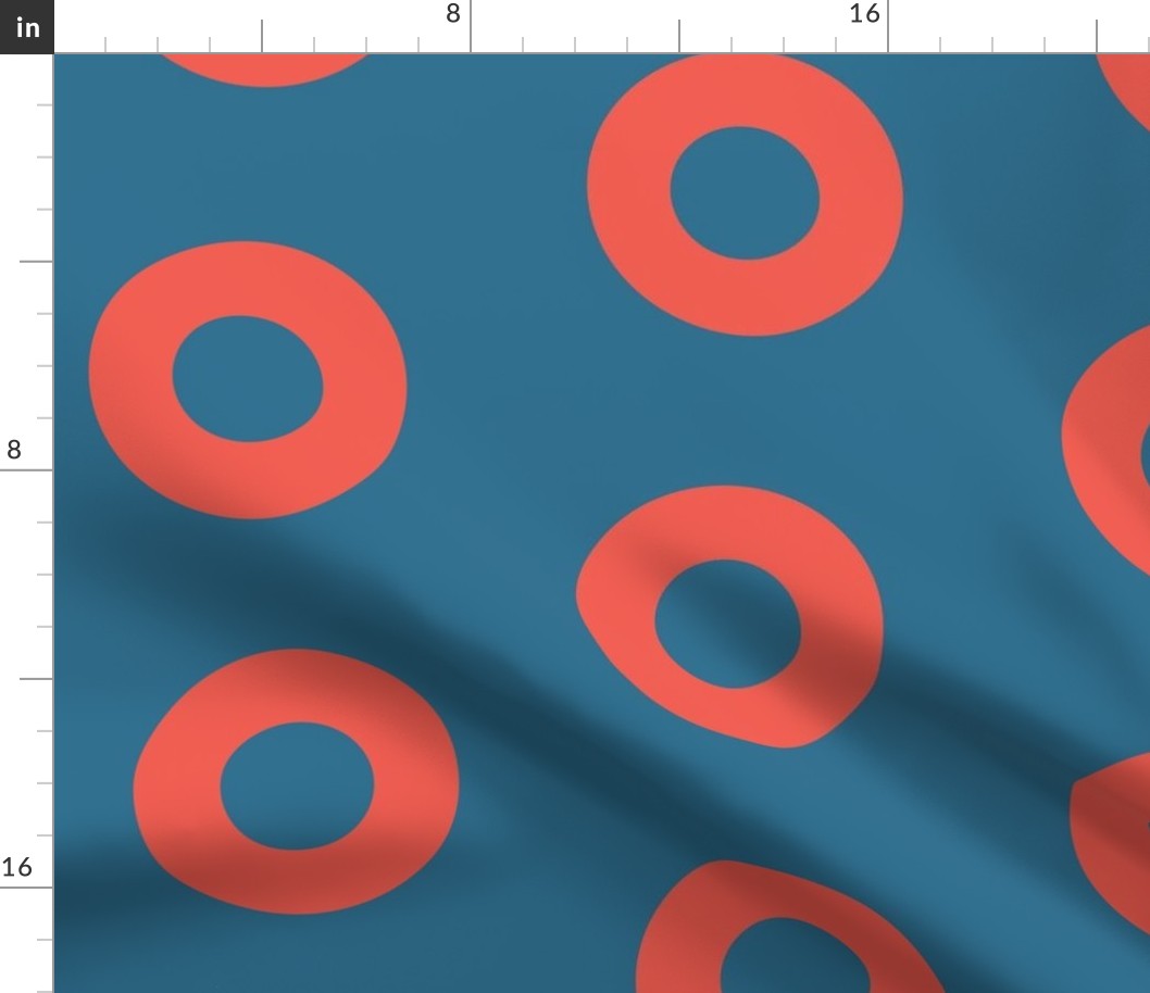 Phish Fishman Donut Vertical Stripes Coordinate RETRO Colors