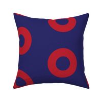 Phish Fishman Donut Vertical Stripes Coordinate RETRO Colors