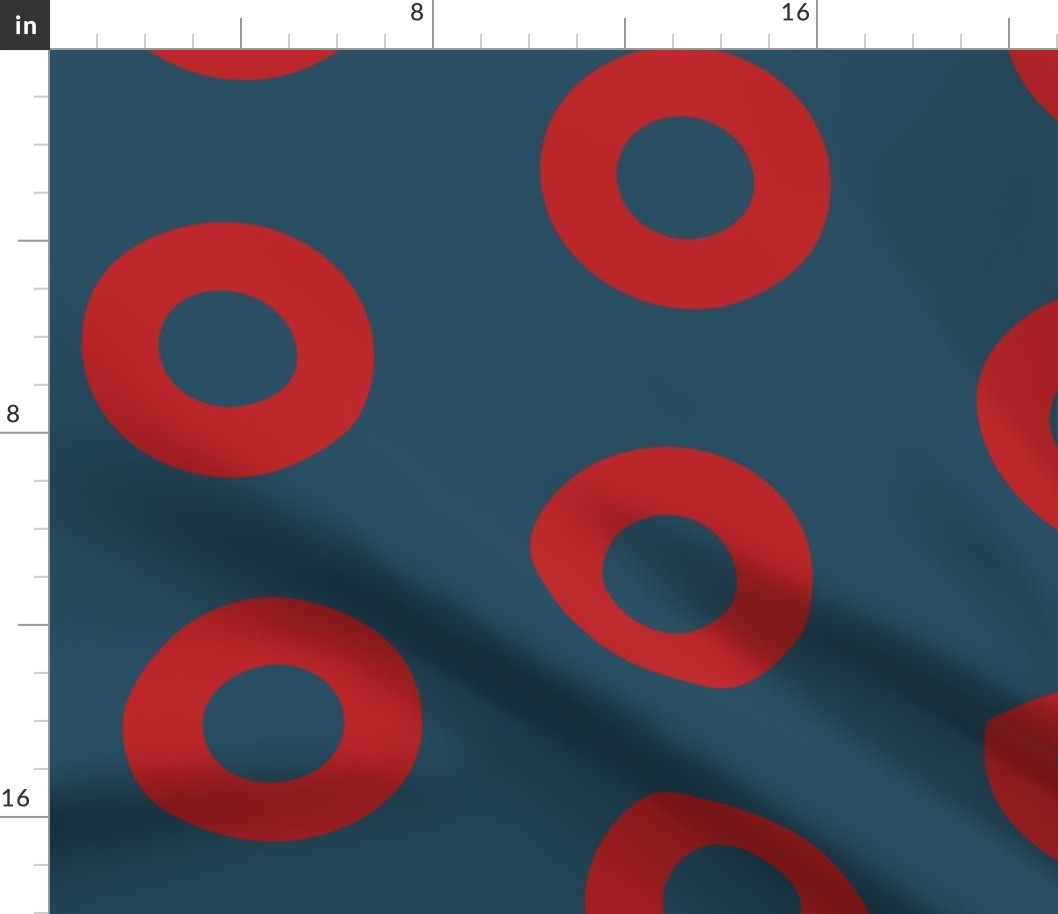Phish Fishman Donut Vertical Stripes Coordinate RETRO Colors