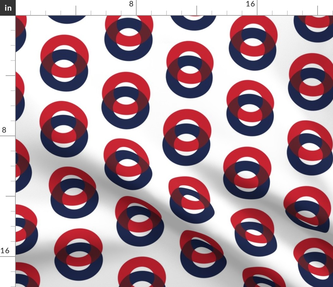 Phish Fishman Optical Donut Red Circle Pattern SPACE