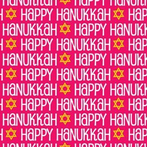 Hanukkah Pink and Gold Star of David