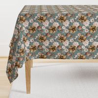 IBD Autumn cocao cream peonies sage B