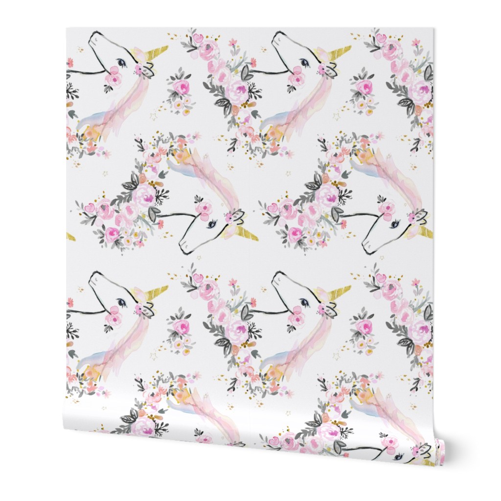 sweet unicorn floral - rotate