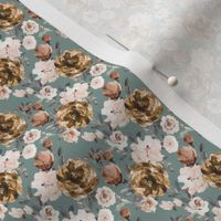 IBD Autumn cocao cream peonies sage Mini