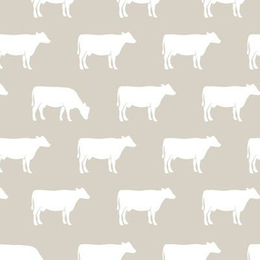 cows on beige