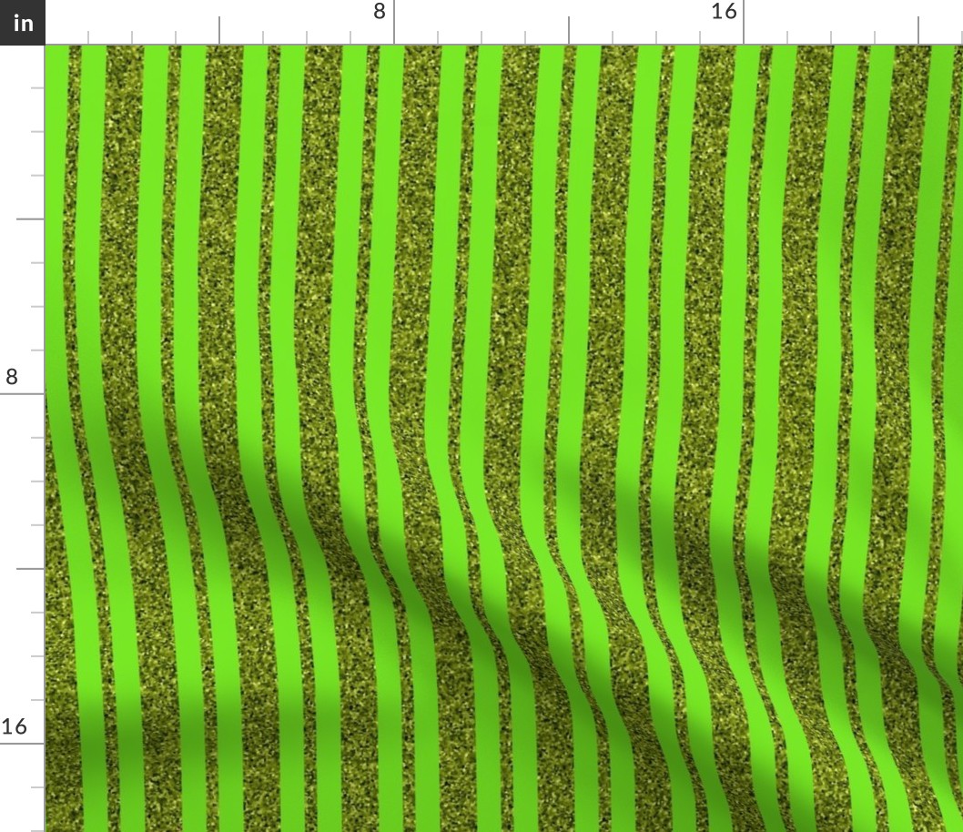 CD1 - Sparkly Olive and Lime Stripes