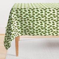 Trendy Green Brown Leaf Pattern