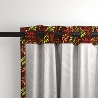 Trendy Fall Leaf Branches Pattern 