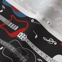 Guitars on Black