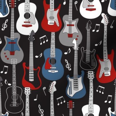 Guitars on Black