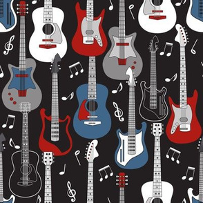 Guitars on Black