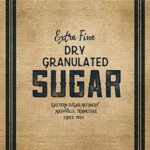 Sugar Grain Sack Burlap Flour Sack 25"x25"