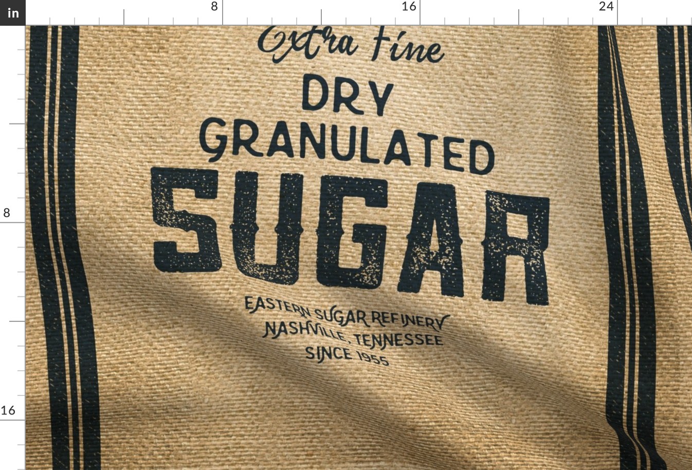 Sugar Grain Sack Burlap Flour Sack 25"x25"