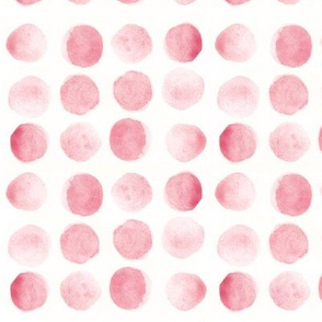 watercolor abstract dots pink