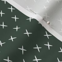 crosses - dark green 