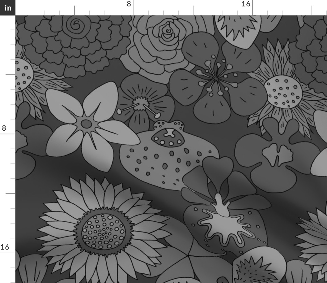 Flowerpower grayscales