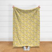 Yellow Abstract floral