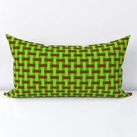 CD1 -  Abstract Window Gallery in Brown - Lime - Olive Green