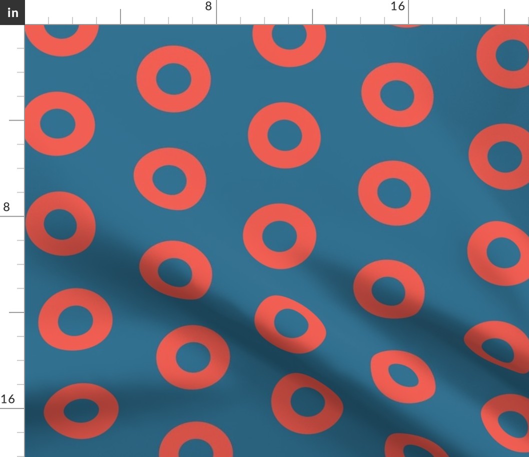 Phish Fishman Donut Stripes Horizontal Stripes Coordinate BRIGHT Colors