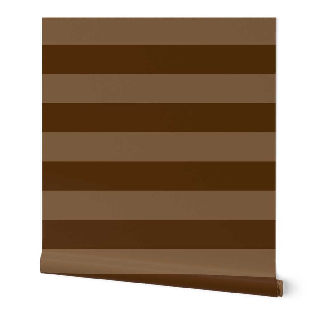 6 Inch Stripe-Brown on Brown