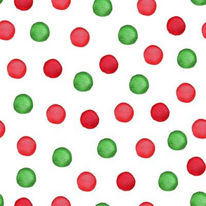 Christmas Dots // Red and Green