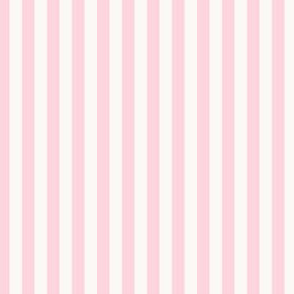 Pastel Pink and White Pinstripe