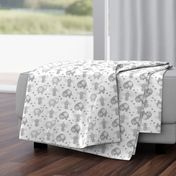 Gray Elephant Baby Nursery Neutral