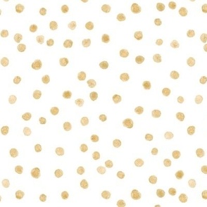 Gold Watercolor Dots