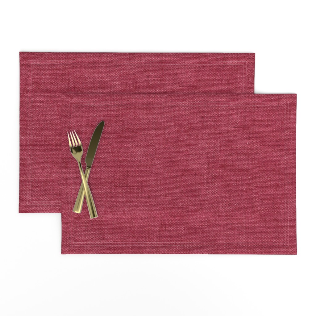 Cranberry Linen