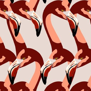 Obtrusive Flamingo Heads