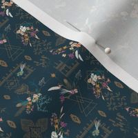 Sheba Hanging Gardens (teal) XXXSML